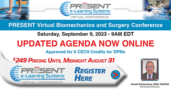 Register Here for PRESENT Virtual Biomechanics and Surgery Conference
