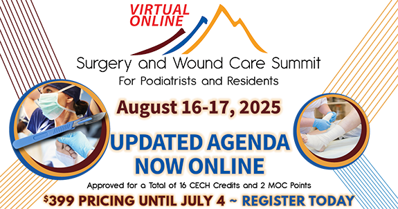 Register Here for the Surgery and Advanced Wound Care Summit 2025