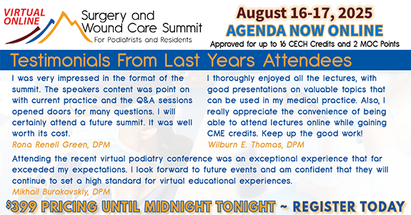 Register Here for the Surgery and Advanced Wound Care Summit 2025