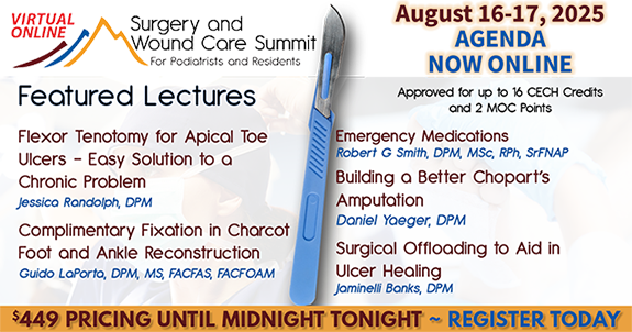 Register Here for the 2025 Surgery and Wound Care Summit