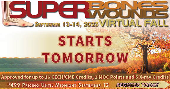 Register Here for the 2025 Superbones Superwounds Virtual Fall Conference
