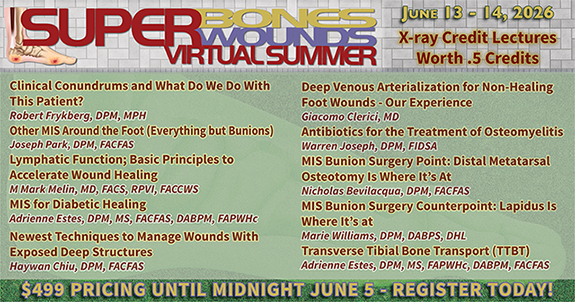 Register Here for the 2026 Superbones Superwounds Summer Virtual Conference