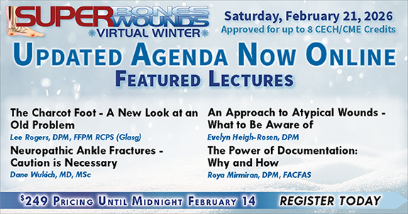 Register Here for the 2026 Superbones Superwounds Winter Conference